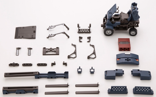 Booster Pack 006 Forklift Dark Blue Version 1/24 Scale Model Kit | Hexa Gear | Kotobukiya