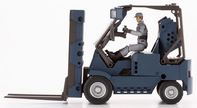 Booster Pack 006 Forklift Dark Blue Version 1/24 Scale Model Kit | Hexa Gear | Kotobukiya