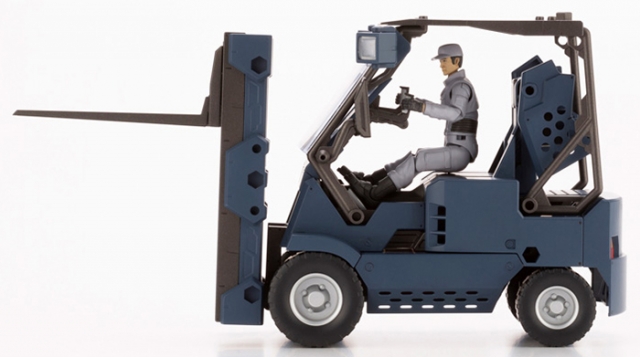 Booster Pack 006 Forklift Dark Blue Version 1/24 Scale Model Kit | Hexa Gear | Kotobukiya