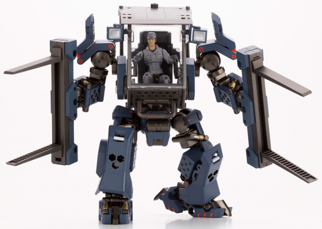 Booster Pack 006 Forklift Dark Blue Version 1/24 Scale Model Kit | Hexa Gear | Kotobukiya