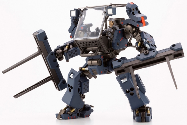 Booster Pack 006 Forklift Dark Blue Version 1/24 Scale Model Kit | Hexa Gear | Kotobukiya