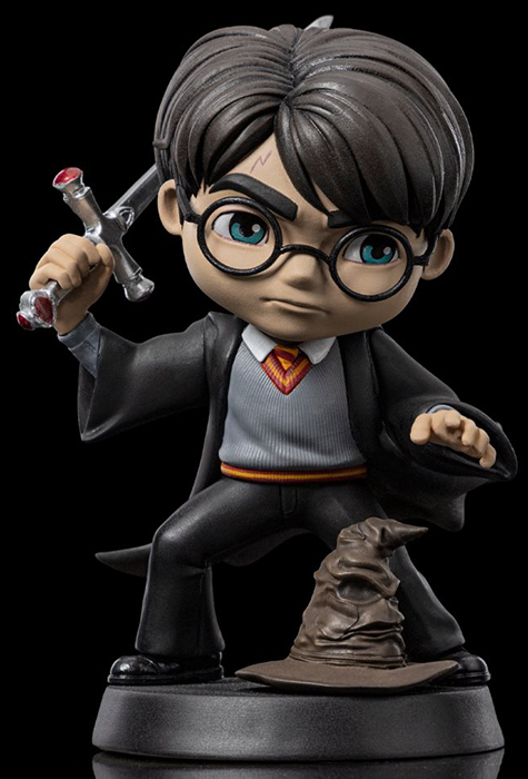Harry Potter With Sword of Gryffindor Minico | Harry Potter and the Chamber of Secrets | Iron Studios