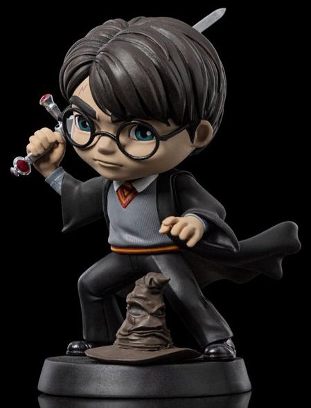 Harry Potter With Sword of Gryffindor Minico | Harry Potter and the Chamber of Secrets | Iron Studios