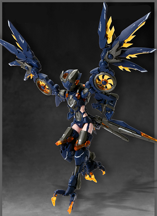 Hurricane Assault Revenger (Prototype Yaeger) Model Kit | Cyber Forest Fantasy Girls | Nuke Matrix