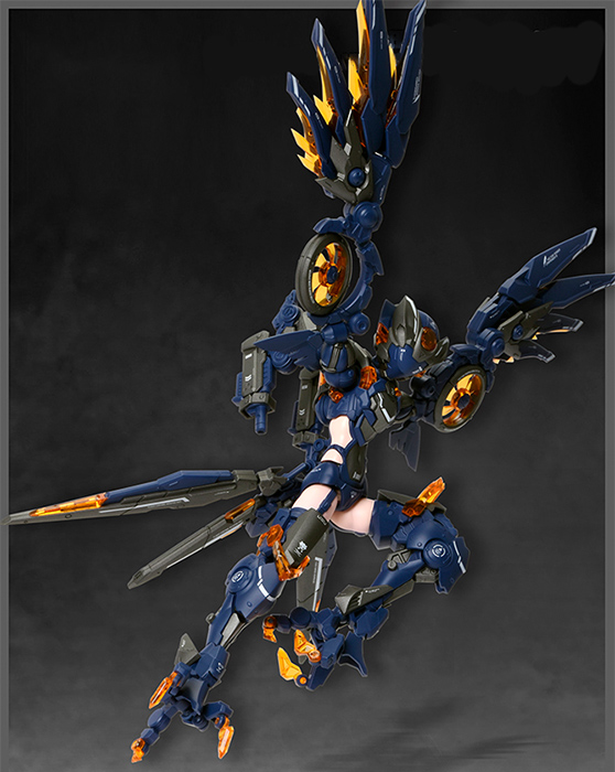 Hurricane Assault Revenger (Prototype Yaeger) Model Kit | Cyber Forest Fantasy Girls | Nuke Matrix