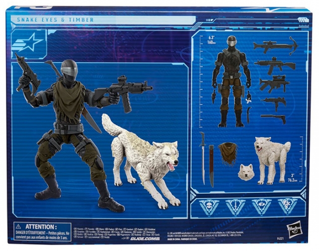 Snake Eyes and Timber Version 2 6-Inch Scale | G.I. Joe Classified Series