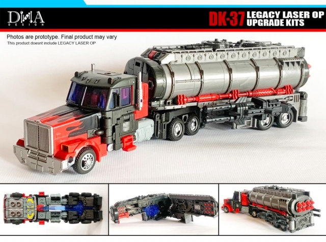 DK-37 Upgrade Kit for Transformers Legacy Laser Optimus Prime | Dna Design | Upgrade Kit