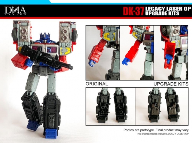 DK-37 Upgrade Kit for Transformers Legacy Laser Optimus Prime | Dna Design | Upgrade Kit