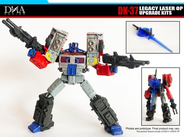 DK-37 Upgrade Kit for Transformers Legacy Laser Optimus Prime | Dna Design | Upgrade Kit