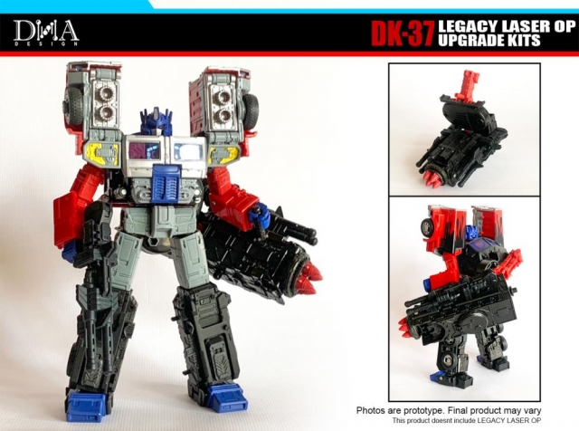 DK-37 Upgrade Kit for Transformers Legacy Laser Optimus Prime | Dna Design | Upgrade Kit