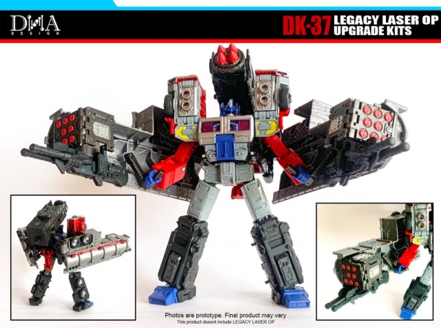 DK-37 Upgrade Kit for Transformers Legacy Laser Optimus Prime | Dna Design | Upgrade Kit