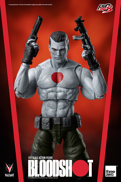 Bloodshot 1/12 Scale FigZero S | Valiant Comics | Threezero