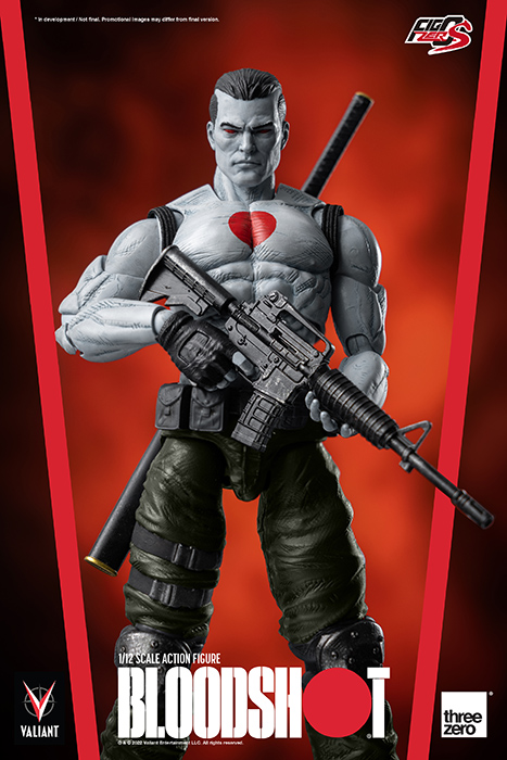 Bloodshot 1/12 Scale FigZero S | Valiant Comics | Threezero