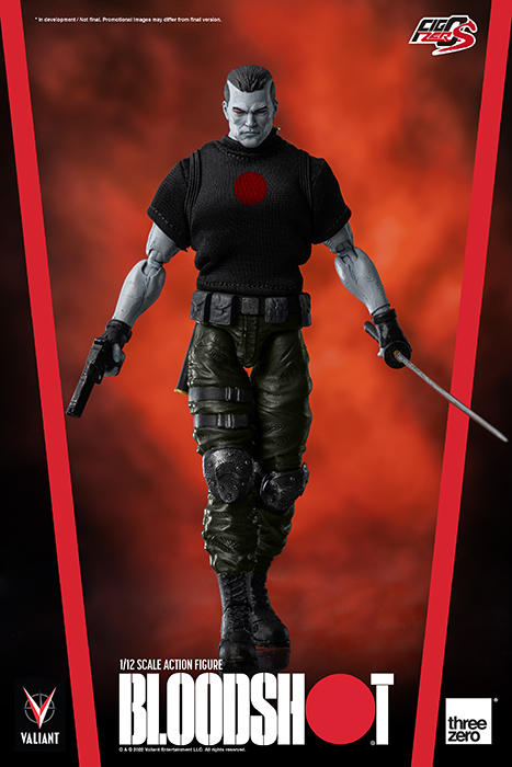 Bloodshot 1/12 Scale FigZero S | Valiant Comics | Threezero