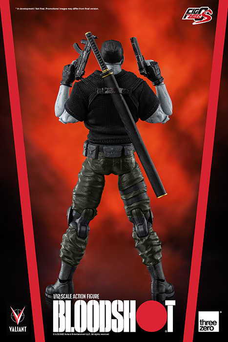 Bloodshot 1/12 Scale FigZero S | Valiant Comics | Threezero