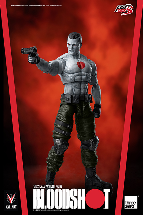 Bloodshot 1/12 Scale FigZero S | Valiant Comics | Threezero