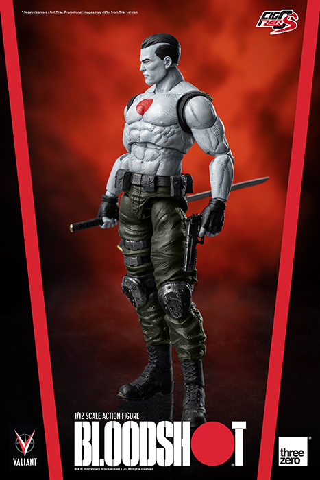 Bloodshot 1/12 Scale FigZero S | Valiant Comics | Threezero