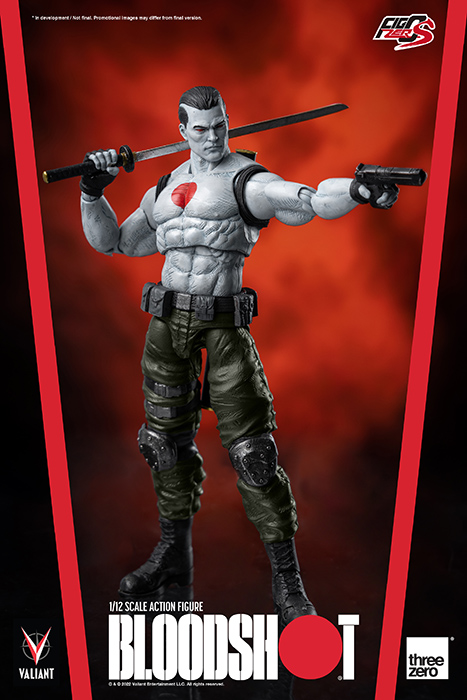 Bloodshot 1/12 Scale FigZero S | Valiant Comics | Threezero