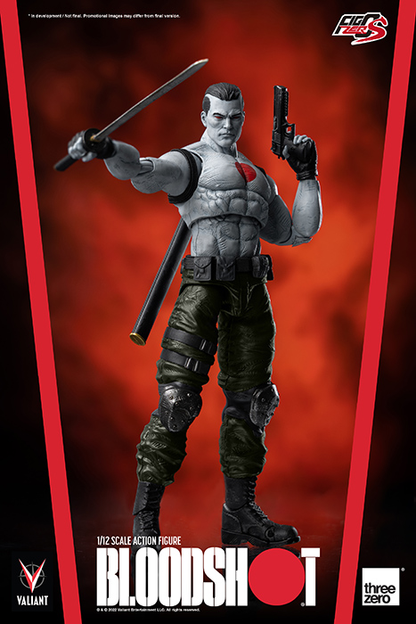 Bloodshot 1/12 Scale FigZero S | Valiant Comics | Threezero
