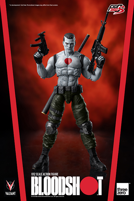 Bloodshot 1/12 Scale FigZero S | Valiant Comics | Threezero
