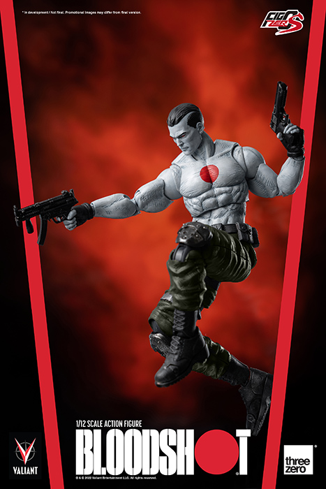 Bloodshot 1/12 Scale FigZero S | Valiant Comics | Threezero