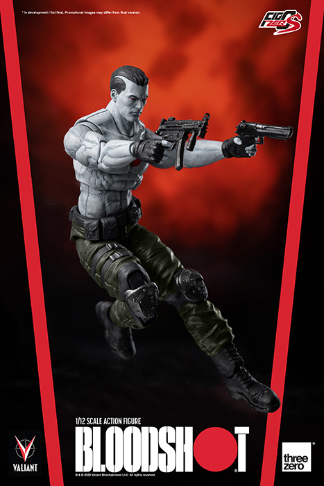 Bloodshot 1/12 Scale FigZero S | Valiant Comics | Threezero