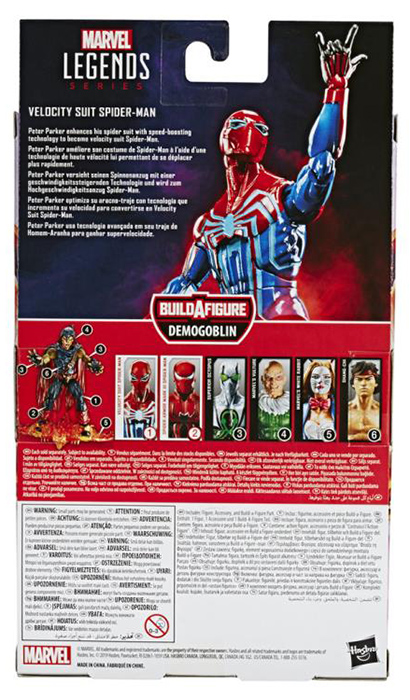 Velocity Suit Spider-Man Demogoblin BAF | Spider-Man 2018 Video Game | Marvel Legends