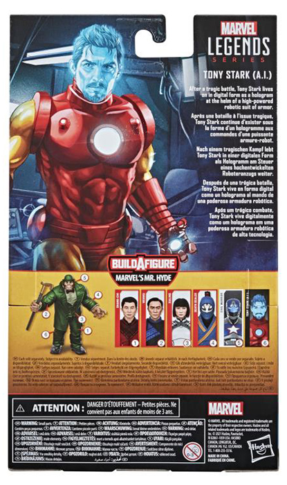 Tony Stark A.I. Marvel's Mr. Hyde BAF | Iron Man | Marvel Legends