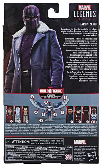 Baron Zemo Captain America Flight Gear BAF | The Falcon and the Winter Soldier | Marvel Legends