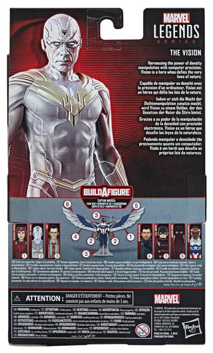 Vision Captain America Flight Gear BAF | WandaVision | Marvel Legends