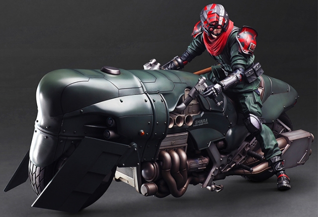 Shinra Elite Security Officer and Motorcycle Set Play Arts Kai | Final Fantasy VII: Remake | Square Enix