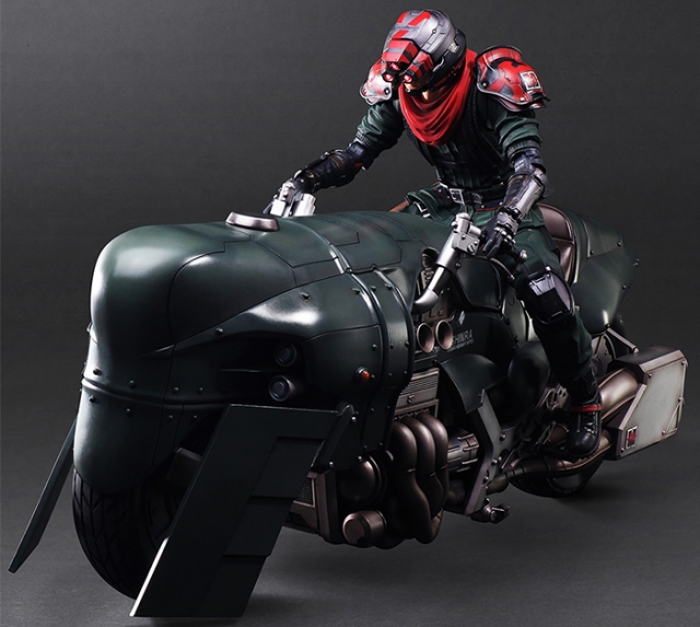 Shinra Elite Security Officer and Motorcycle Set Play Arts Kai | Final Fantasy VII: Remake | Square Enix