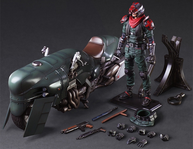 Shinra Elite Security Officer and Motorcycle Set Play Arts Kai | Final Fantasy VII: Remake | Square Enix