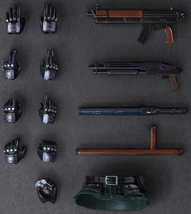 Shinra Elite Security Officer and Motorcycle Set Play Arts Kai | Final Fantasy VII: Remake | Square Enix