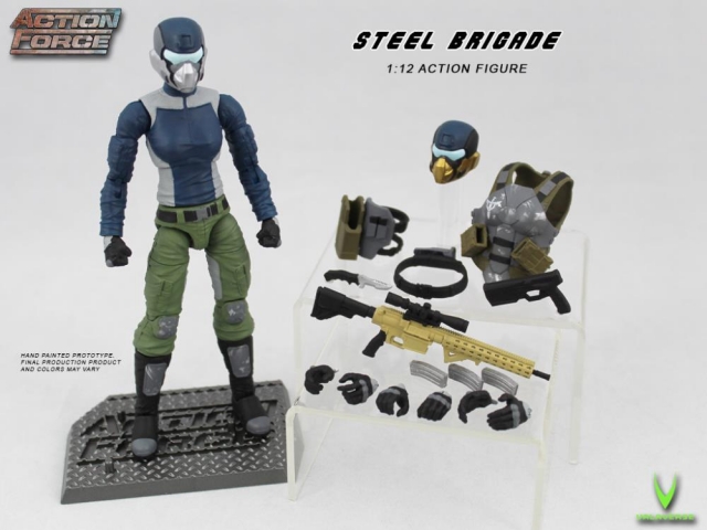 Steel Brigade Version 2 1/12 Scale | Action Force | Valaverse
