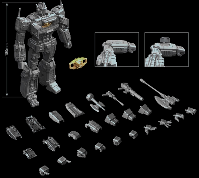 MMT-01 Commander | Metal Mechanic | Mechanic Toys