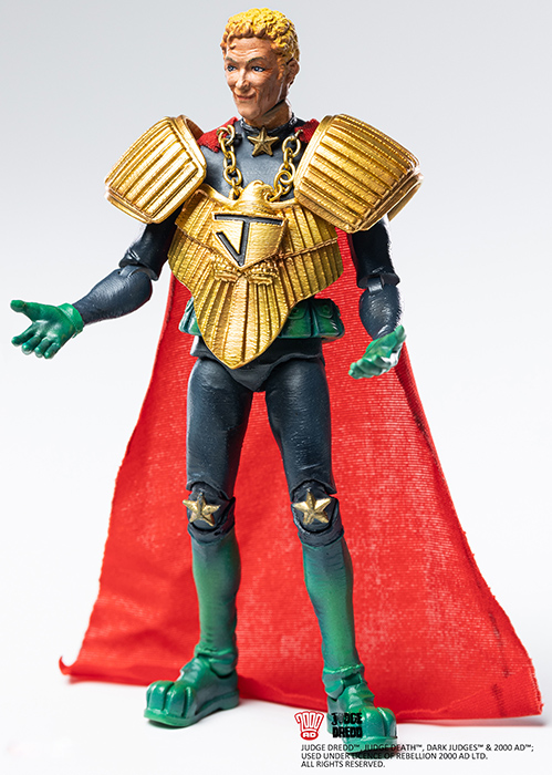Chief Judge Caligula 1/18 Scale PX Previews Exclusive | 2000 A.D. Judge Dredd | Hiya Toys