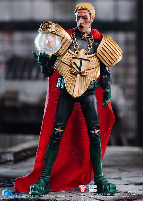 Chief Judge Caligula 1/18 Scale PX Previews Exclusive | 2000 A.D. Judge Dredd | Hiya Toys