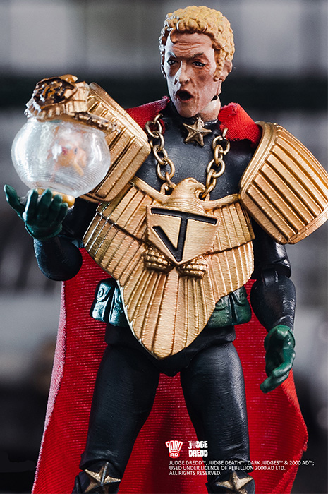 Chief Judge Caligula 1/18 Scale PX Previews Exclusive | 2000 A.D. Judge Dredd | Hiya Toys