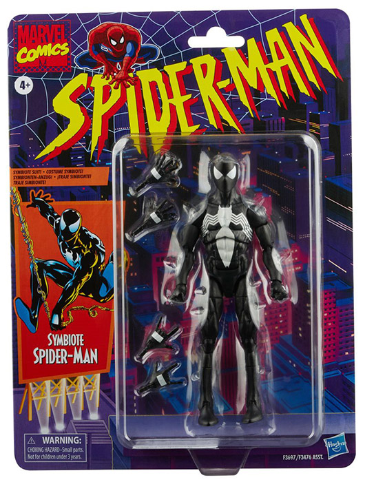 Symbiote Spider-Man 6-Inch Scale | Spider-Man | Marvel Legends Retro Collection
