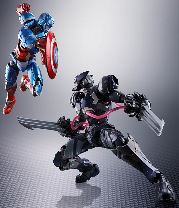 Venom Symbiote Wolverine Tech-On Avengers S.H. Figuarts | Bandai Tamashii Nations | Marvel