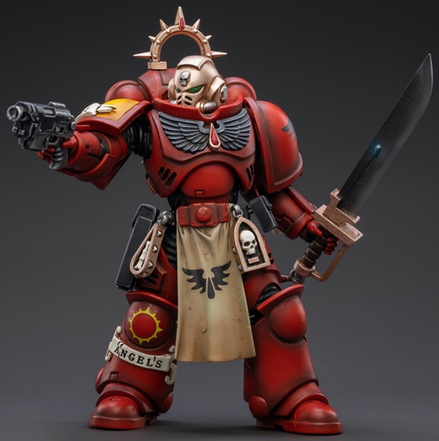 Blood Angels Primaris Lieutenant Tolmeron 1/18 Scale | Warhammer 40K | Joy Toy