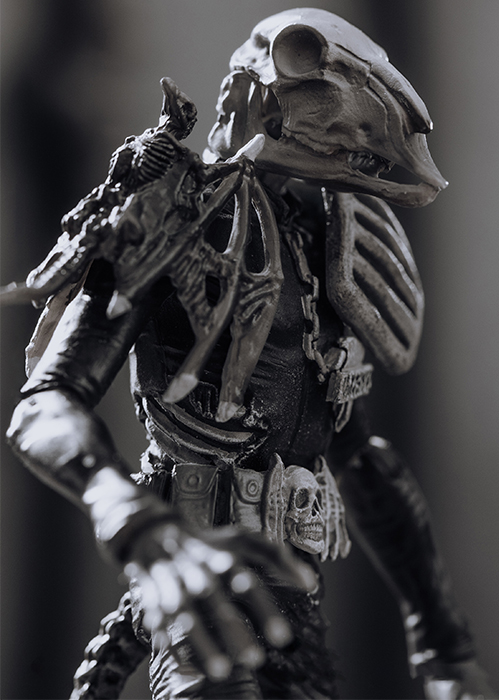 Judge Mortis Black and White 1/18 Scale Exquisite Mini | 2000 A.D. Judge Dredd | Hiya Toys
