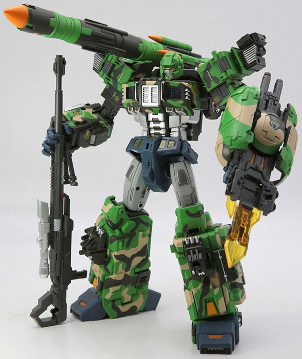 STC-01NB-AP Supreme Tactical Commander Nuclear Blast Version Upgrade Parts | TFC Toys