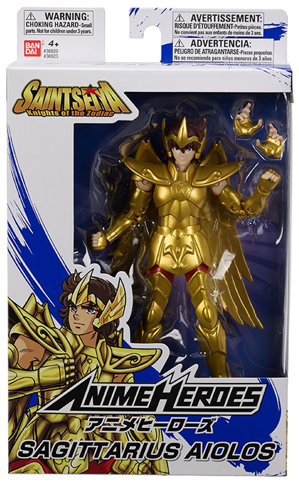 Sagittarius Aiolos Anime Heroes | Knights of the Zodiac: Saint Seiya | Bandai Spirits