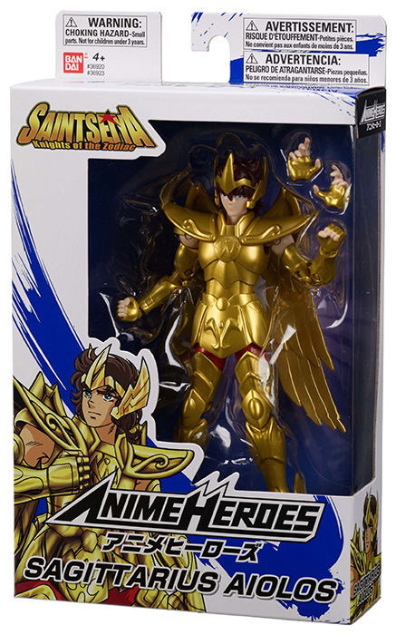 Sagittarius Aiolos Anime Heroes | Knights of the Zodiac: Saint Seiya | Bandai Spirits