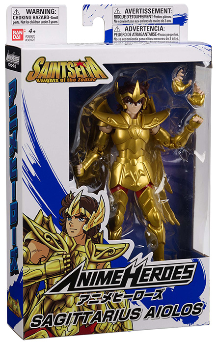 Sagittarius Aiolos Anime Heroes | Knights of the Zodiac: Saint Seiya | Bandai Spirits
