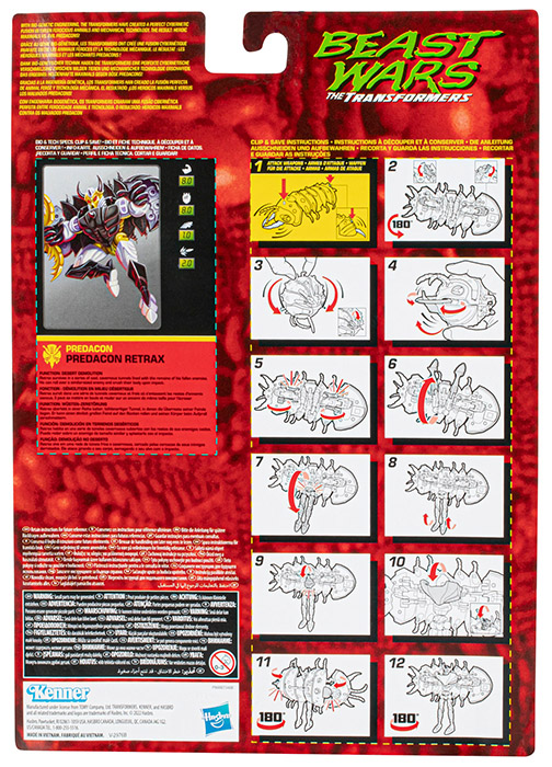 Predacon Retrax | Transformers Vintage Beast Wars