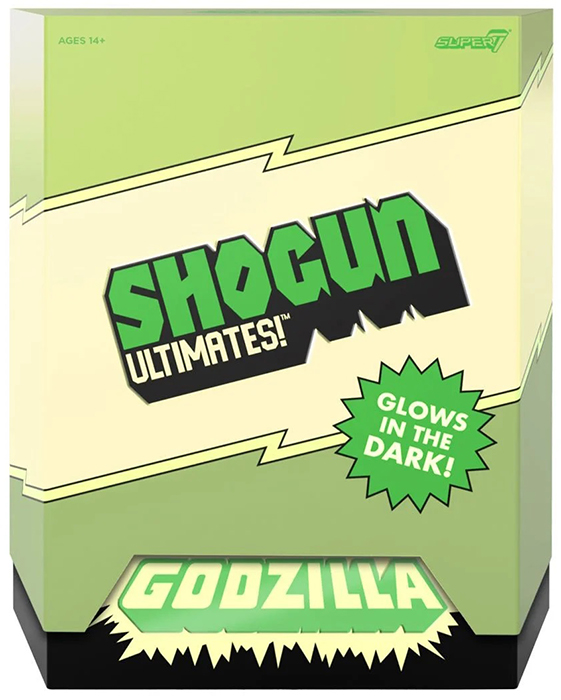 Shogun Godzilla Glow-in-the-Dark 7-inch Scale | Toho Shogun Ultimates | Super7