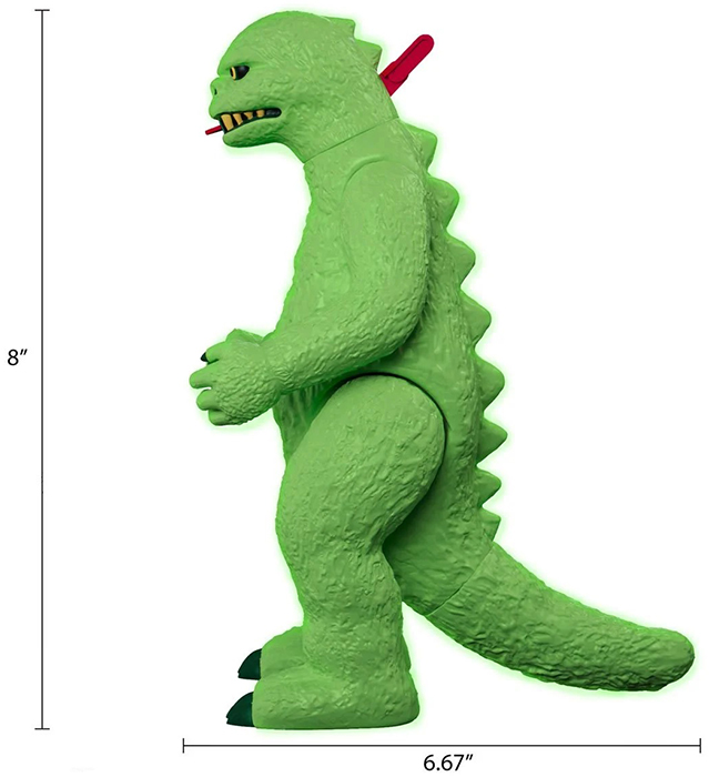 Shogun Godzilla Glow-in-the-Dark 7-inch Scale | Toho Shogun Ultimates | Super7
